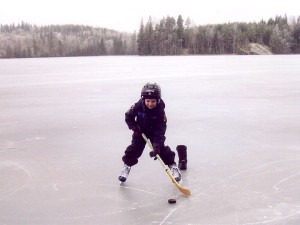 Hockey on ice